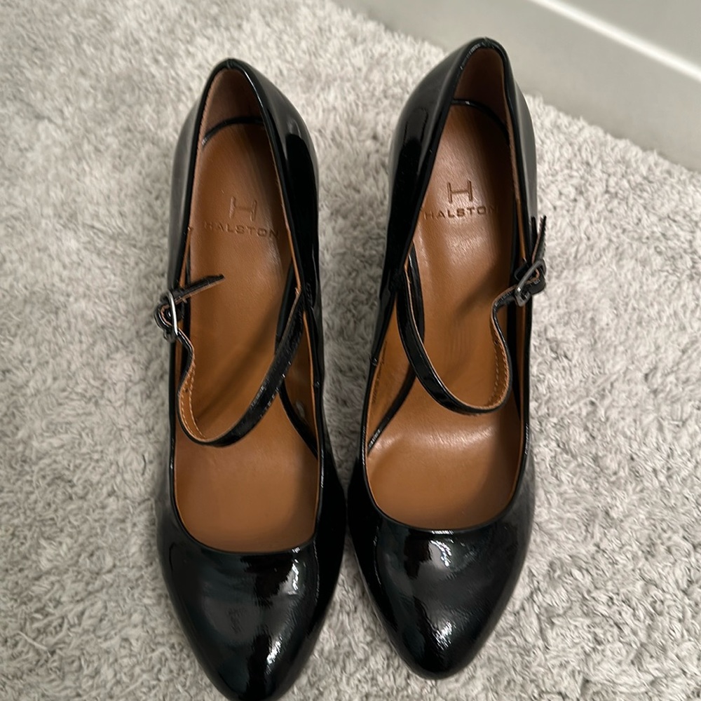 H by Halston Patent Leather Heels